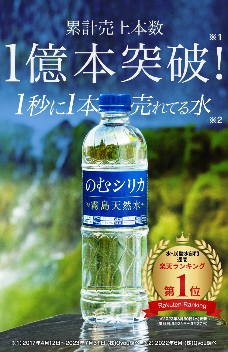 〈公式〉霧島天然水のむシリカ